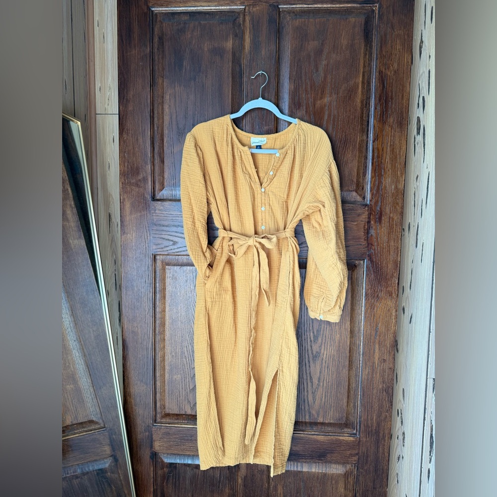 Universal Thread Gauze Dress for Autumn